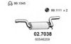 ASSO 02.7038 End Silencer